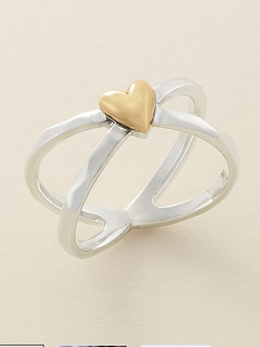 Cross your heart ring